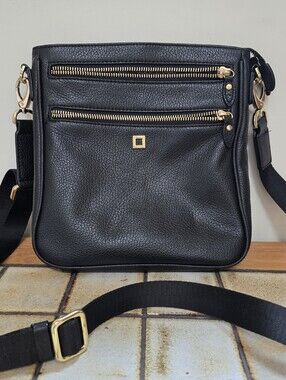Lodis Pebbled Leather Crossbody